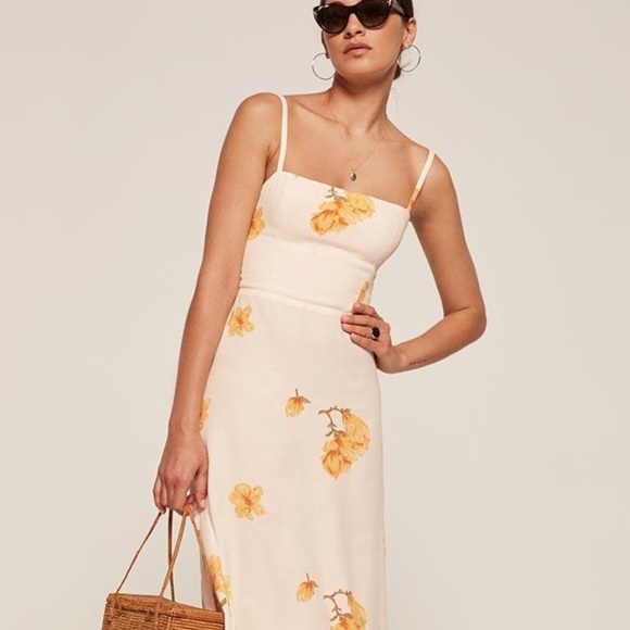 Reformation Afternoon Dress in Tangiers - Picture 3 of 9